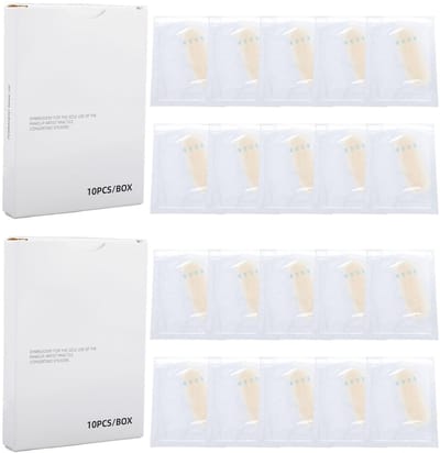 Wenkbrauw Transfer Patches - Oefen Stickers - Wenkbrauwen Vormgeven - Zacht en Stevig Siliconen - 20 Stuks - Niet van toepassing