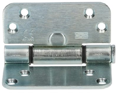 D4E GLIJLAGERSCHARN R10 CE (KLASSE 13) ZILVER R L 89X89X3