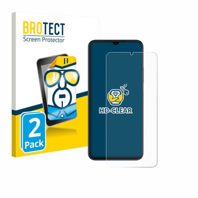 BROTECT - Screenprotector voor Huawei Nova Y61 - Folie Beschermfolie transparant 2 Stuks