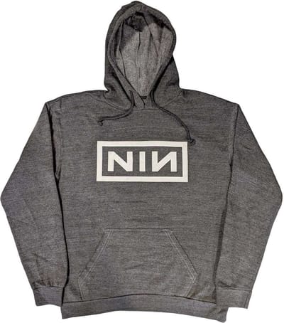 Nine Inch Nails - Classic Logo Hoodie/trui - S - Grijs