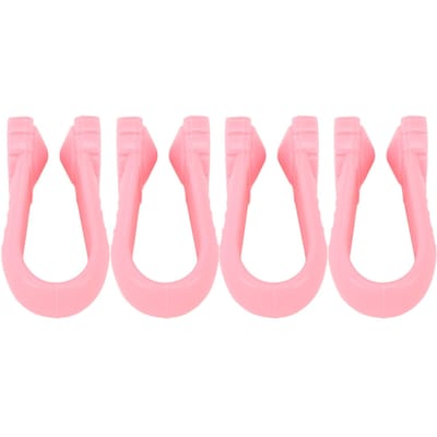 4 stuks Acupressuur Ontspanningsclip Bloemvormig Universeel Draagbaar Hand Drukpunt Tool Roze roze