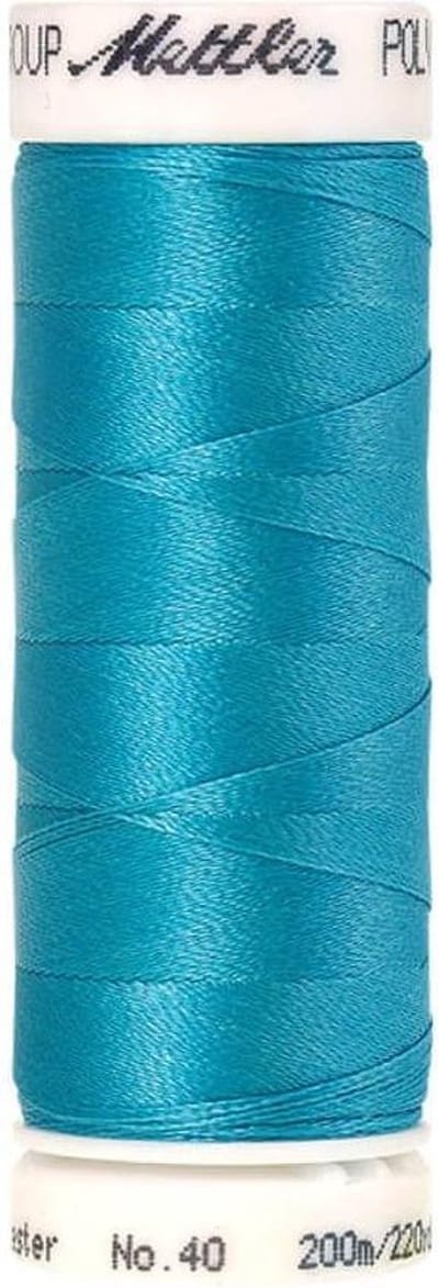 AMANN POLYSHEEN NAAI-BORDUURGAREN, COL-4111 BLAUW, 200M, PER STUK.