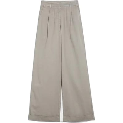 Dames katoen brede broek Palm Angels
