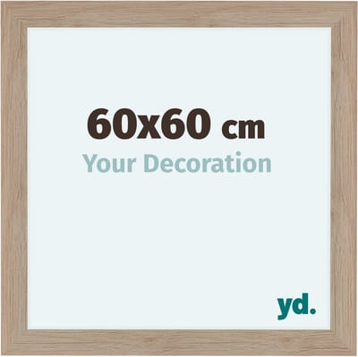 Your Decoration - Fotolijst 60x60 cm - MDF - Eiken Licht - Como