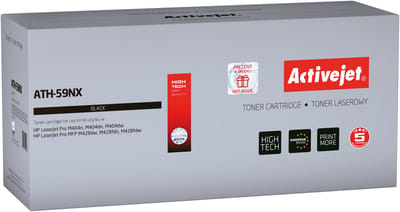 Activejet ATH 59NX toner (vervanging HP 59X CF259X; Supreme; 10.000 pagina's; zwart) Met chip