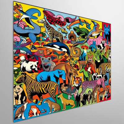 Kunstprint | Wanddecoratie | Dibond | 20 × 20 cm
