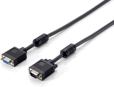 Equip 118800 VGA kabel 1 meter VGA (D-Sub) Zwart