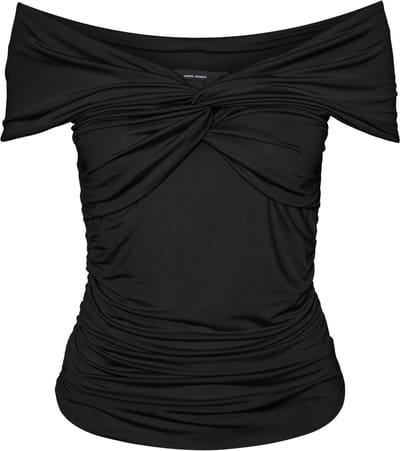 VERO MODA - VMSALLA OFF SHOULDER KNOT TOP JRS - Dames - Blouses
