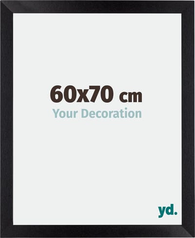 Your Decoration - Fotolijst 60x70 cm - MDF - Zwart Mat - Mura