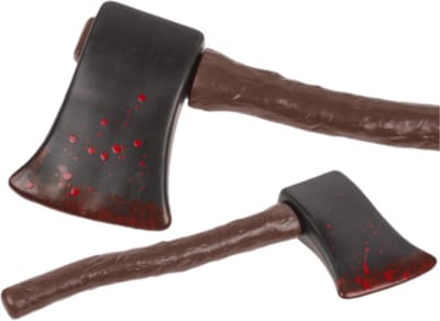 Nep Bijl met Bloed - Halloween Accessoire - 40 x 7 cm - Realistisch