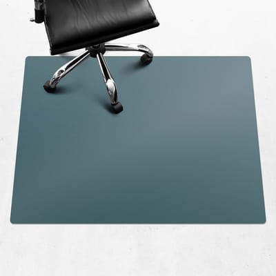 Wallfluent - Vloerbeschermer Nachtelijke Oceaan - 120x90 cm - Donkerblauwgroen Mótif Bureaustoelmat - Rechthoekig - Vloerbeschermer Harde Vloer-Stoel Mat-Kantoordecoraties - Koele en donkere kleuren