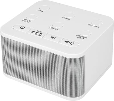 Witte Ruis Machine voor Baby's met 6 Slaapgeluiden voor Rust en Slaap
