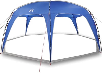 Partytent Waterdicht - Tent Luifel - Feest Buiten - Volledig Waterdicht - 618x618x277 cm - Azuurblauw