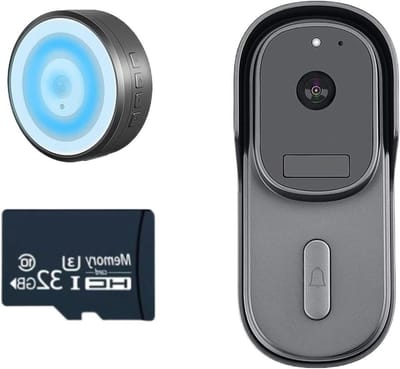 Video Deurbel Camera - Slimme Deurcamera - Huisbeveiliging Thuis - Waterdicht Met Bewegingsdetectie - 1080P HD Resolutie - Zwart