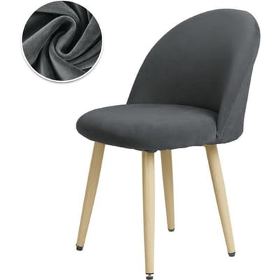 1/2/4/6 pièces housse de chaise en bec de canard housses de fauteuil polaire nouveau Style élastique housse de chaises scandinave pour cuisine hôtel maison 1 Piece