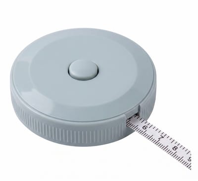Meetlint - zacht meetlint - flexibel - rolmaat - meetband - cm meetlint - 200 cm - lintmeter - geschikt voor: lichaamsmetingen, naaien, hobby, klussen - blauw - IXEN