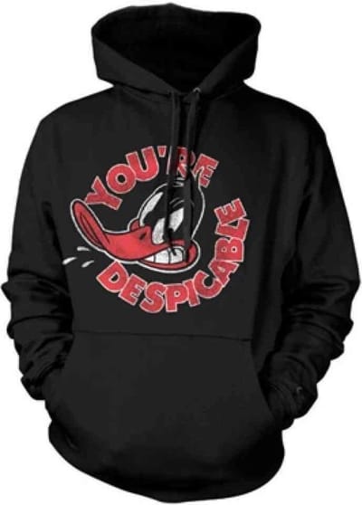 Looney Tunes Hoodie/trui -S- You're Despicable Zwart