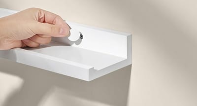 Witte schroeven voor wandplanken - Ideaal voor zwevende planken, meubels en decoratie