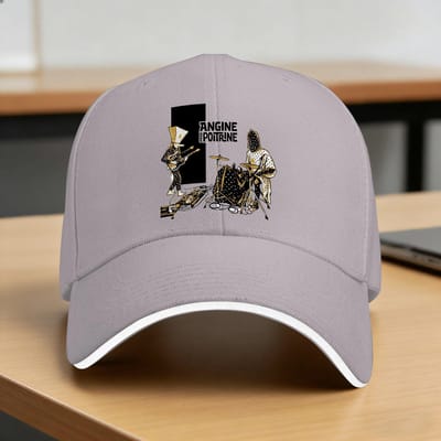 Angine De Poitrine Musique Casquette de Baseball Design Imprimé Casquette Trucker Été Femme Homme Sports d'Extérieur Casquettes de Baseball One Size gray