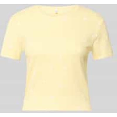 regular fit T-shirt van katoenmix model 'FENJA'