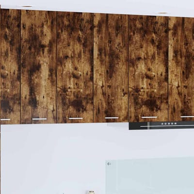 vidaXL - Hangkast - Rook - Eiken - 60 - x - 31 - x - 80 - cm - Bewerkt - hout
