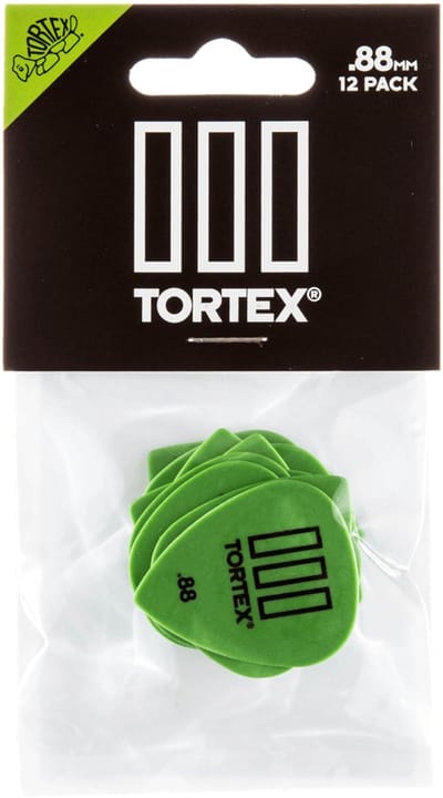 Dunlop 462P88 Tortex III Plectrum 0.88mm 12-Pack - Plectra, zakje met 12 stuks
