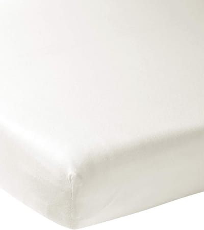 Hoeslaken voor bijzetbed - Uni Offwhite - 50x90cm