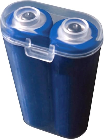 Batterij Houder - Opbergkoffer - Batterijen Organiseren - Stofdichte Deksel - Compact Formaat - Transparant