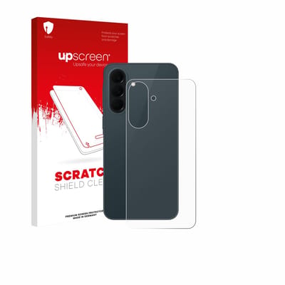 upscreen - Screenprotector voor Samsung Galaxy A37 5G (Achterkant) - Folie Beschermfolie transparant