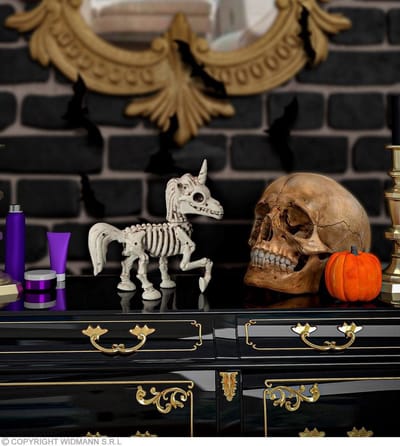 Skelet eenhoorn unicorn 18cm