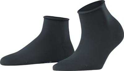 FALKE Cotton Touch eenkleurig katoen sokken dames grijs - maat 35-38