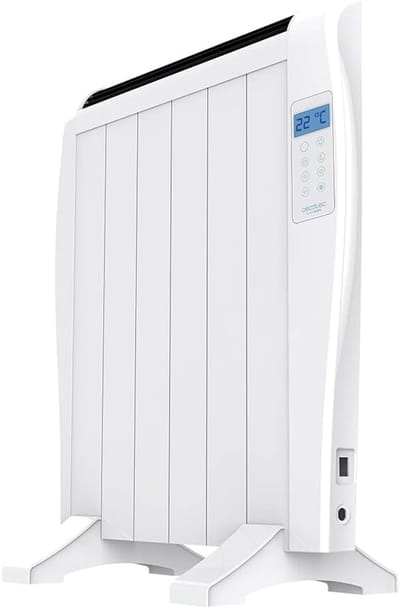 Elektrische Radiator - Warmte Element - Snelle Verwarming - Energiebesparend Ontwerp - 6 Elementen - Wit