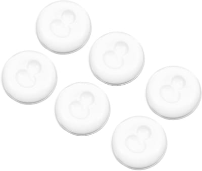 Deurknop Muurbeschermer - Rubberen Stopper - Muren Beschermen - Zelfklevend - 6 Stuks - Transparant