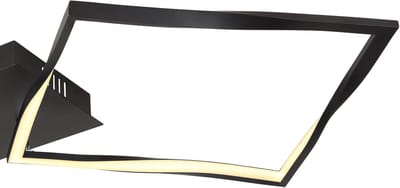 Globo - plafonniere - Maxxy - zwart - metaal - LED - 67213D