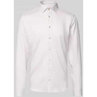 Strijkvrij overhemd beige Seidensticker Slim Fit katoen