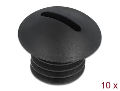 Delock Sealing Plug M10 x 1.5 black 10 pieces