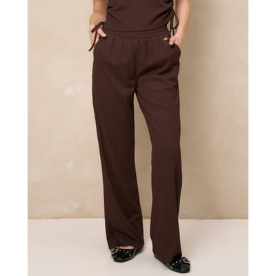 Lofty Manner Broek Trouser Mea Rf45 Brown Dames Maat - XL