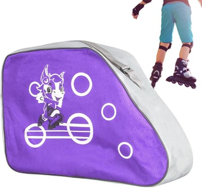 Schaats Tas - Skeeler Tas - Sport Uitrusting - Ademend Materiaal - 38 x 15 x 28 cm - Paars