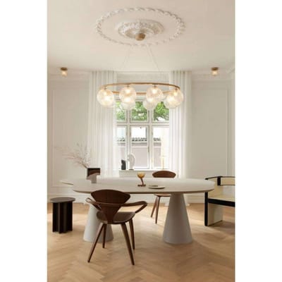 Nuura Aps Nuura wandlamp Liila 1, IP44, Ø 14 cm, goud/helder