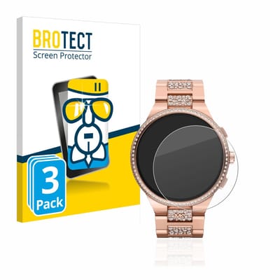 Screenprotector 3 Stuks voor Michael Kors Camille Gen 6 MKT5147 Beschermglas transparant