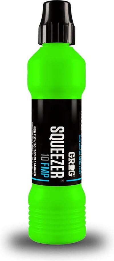 Verfstift Grog Squeezer FMP 10 mm - Neon Green