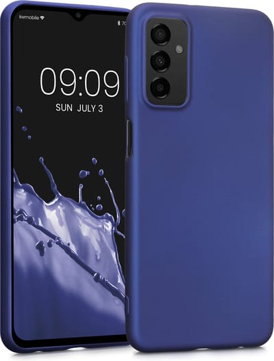 kwmobile telefoonhoesje geschikt voor Samsung Galaxy M23 5G - Hoesje voor smartphone - Back cover in metallic blauw