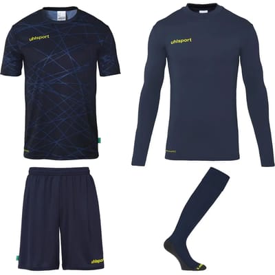Set kinderkeeperstrui, -short en -sokken Uhlsport Prediction