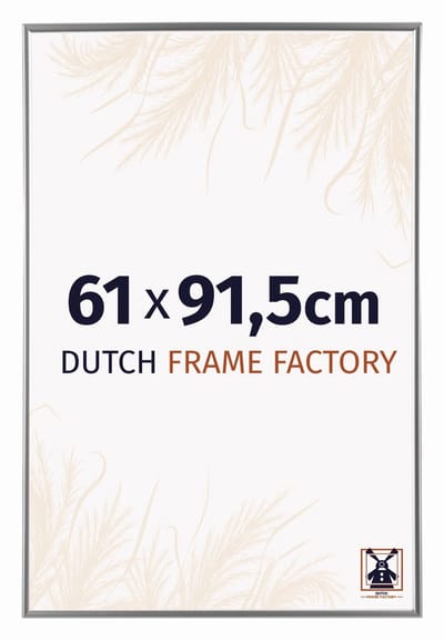 Fotolijst 61x91,5 cm - Kunststof - Zilver Hoogglans - Easy