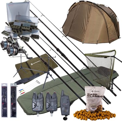 Ultimate Mega Complete Carp Night Fishing Set - Karper Set