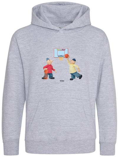Hingly Hooded sweater Buurman & Buurman Grijs Basketbal 116