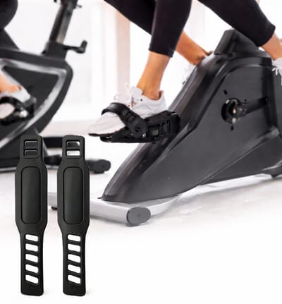 Pedaalriemen Hometrainer – Antislip Pedal Straps – Verstelbare Fietsriemen – Rubber Foot Straps voor Fitness Bike – Links/Rechts Aanduiding – Universeel & Duurzaam