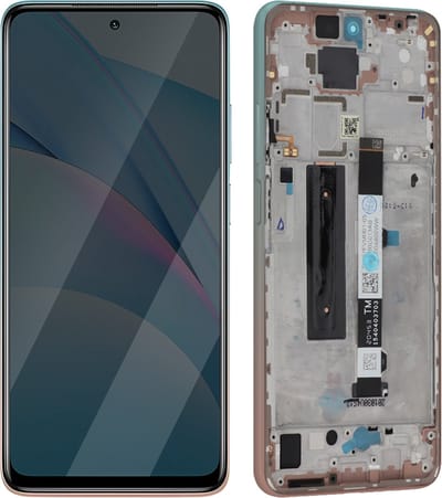 Xiaomi, Scherm + Kader Geschikt voor Xiaomi Mi 10T Lite 5G Volledig blok Origineel scherm, Champagneroze