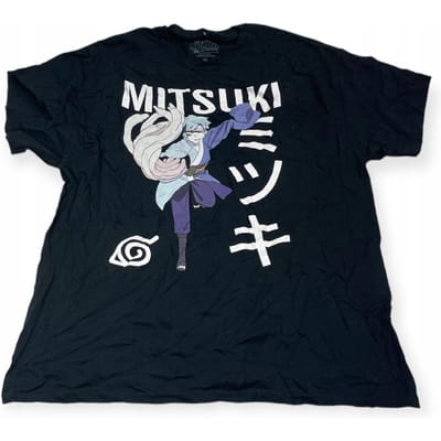 Koszulka T-shirt męski okrągły dekolt SPENCER'S BORUTO XL white
