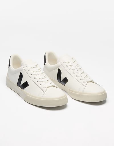 Veja - Schoenen Wit Veja Campo Leather Sneakers Wit Cp051537